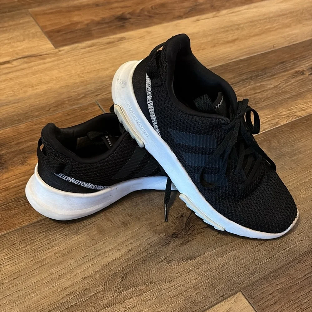 Adidas Black Cloudfoam Sneakers - Picture 4 of 6